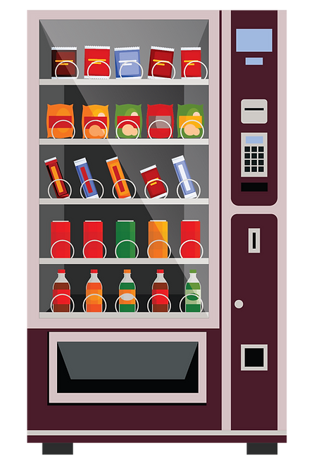 Аренда автомата с едой и напитками