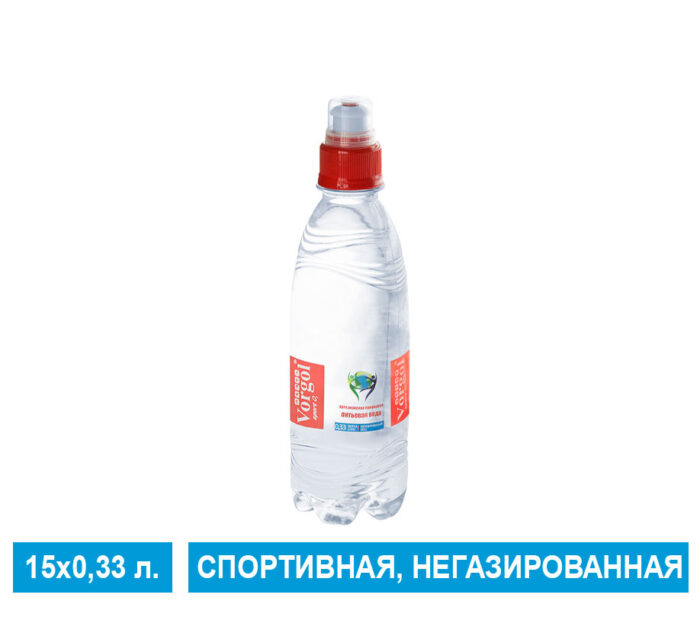 Природная вода Vorgol Sport негазированная 0,33л.