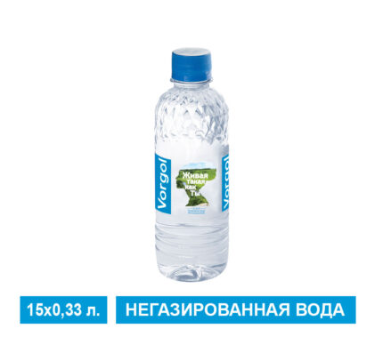 Природная вода Vorgol негазированная, пэт 0,33 л
