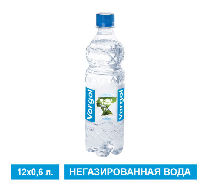 Природная вода Vorgol негазированная, пэт 0,6 л