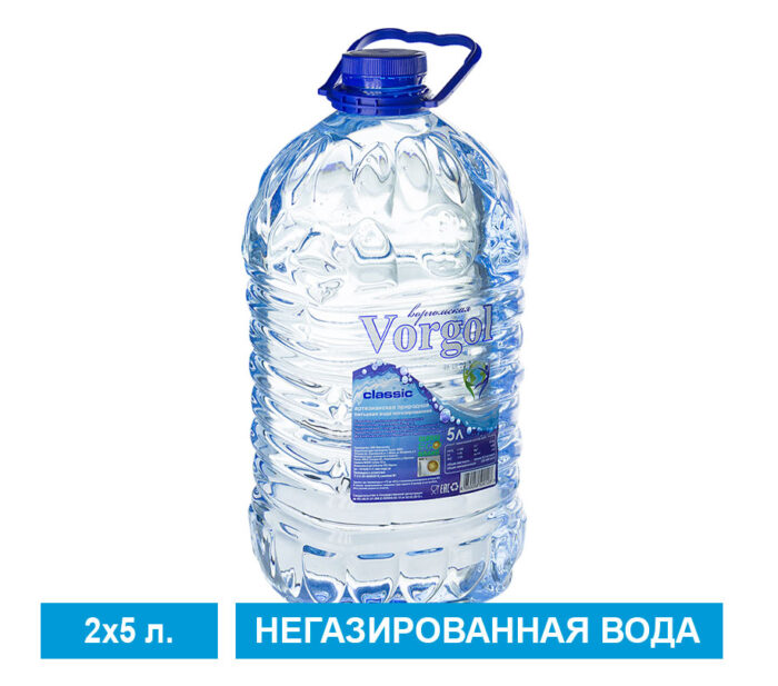 Природная вода Vorgol негазированная, пэт 5.0 л