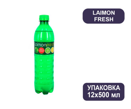 Газированный напиток Laimon Fresh, ПЭТ, 0,5 л, (Лаймон Фреш)