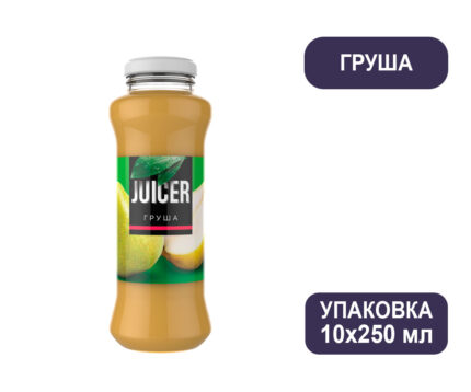 Сок Juicer Груша от Barinoff, стекло, 0,25 л