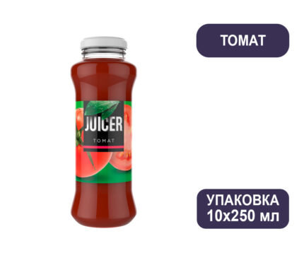 Сок Juicer Томат с солью от Barinoff, стекло, 0,25 л