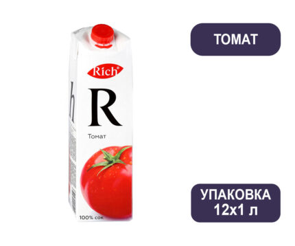 Сок Rich (томат), тетра-пак, 1 л