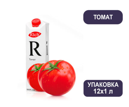 Сок Rich (томат), тетра-пак, 1 л