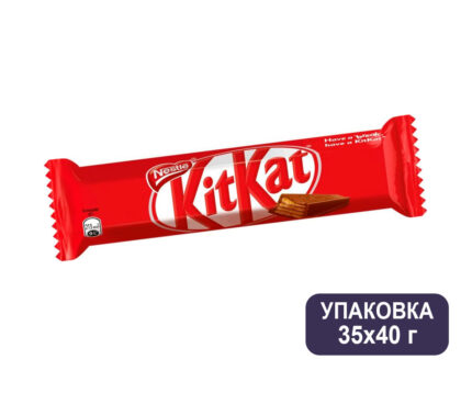 KitKat шоколадный батончик, 40 г