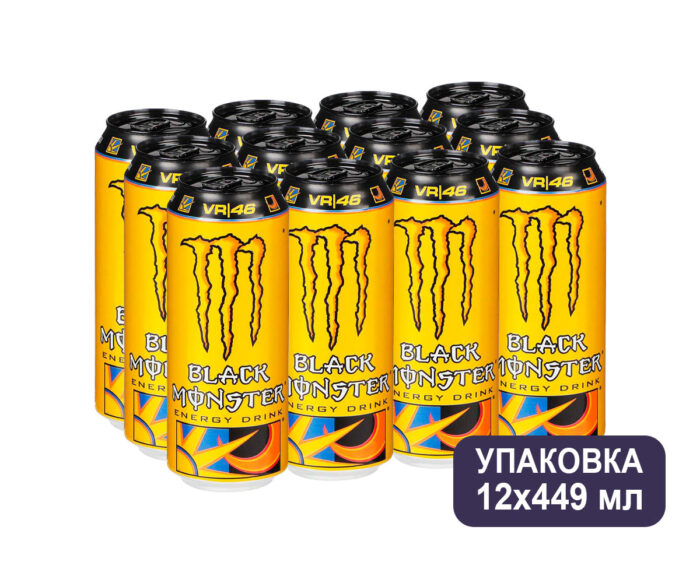 Black Monster Energy The Doctor, ж/б 0,449 л