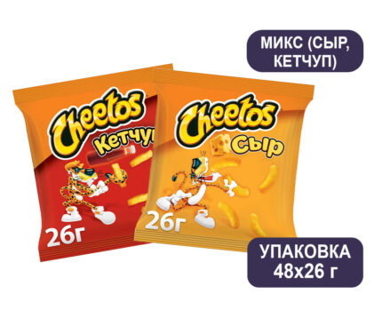 Cheetos микс (сыр, кетчуп), 26 г