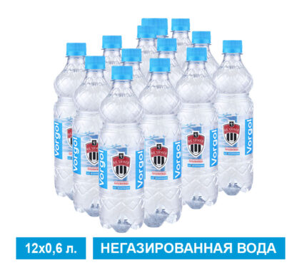 Природная вода Vorgol негазированная 0,6 л ФК Химки