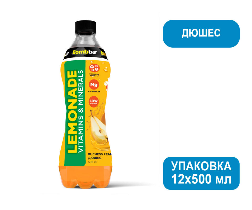 Лимонад витаминизированный Дюшес Bombbar 500мл 12шт/упак