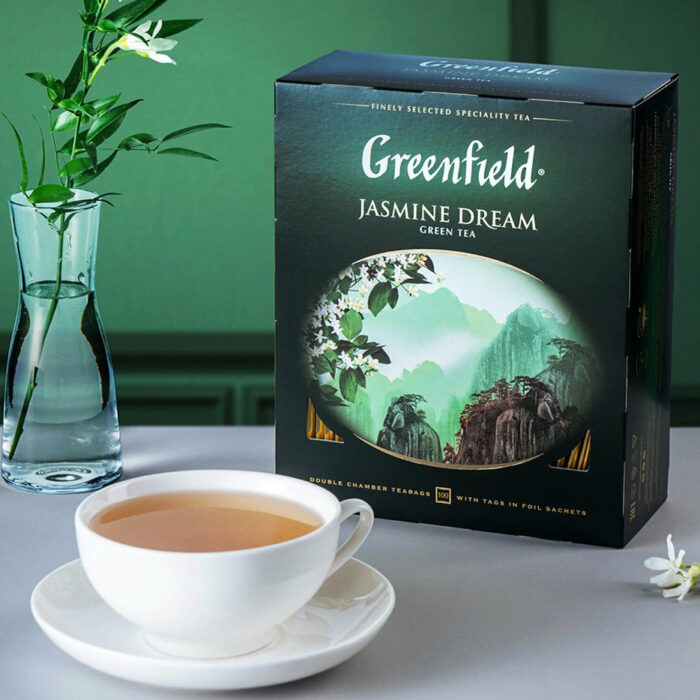 Чай Greenfield Jasmine Dream зеленый, (2 г x 100шт)